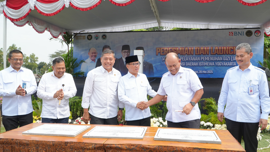 BGN Kota Solok Bersama Kemendes PDT Launching 14 SPPG Di Provinsi Daerah Istimewa Yogyakarta